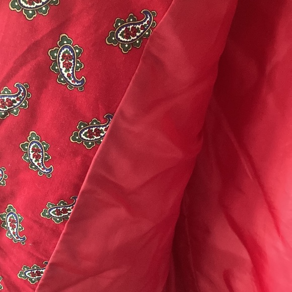 Vera Bradley Vintage Quilted Red Jacket Size L - Picture 10 of 12